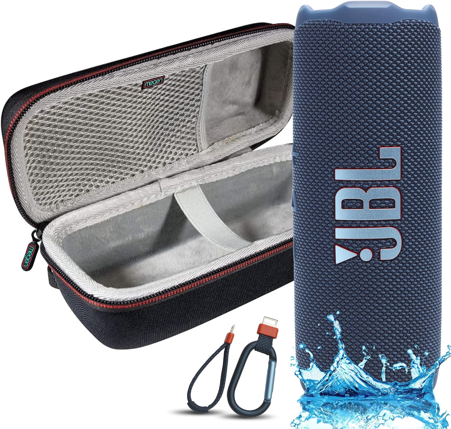 PARLANTE PORTÁTIL JBL FLIP 7 AZUL - 1