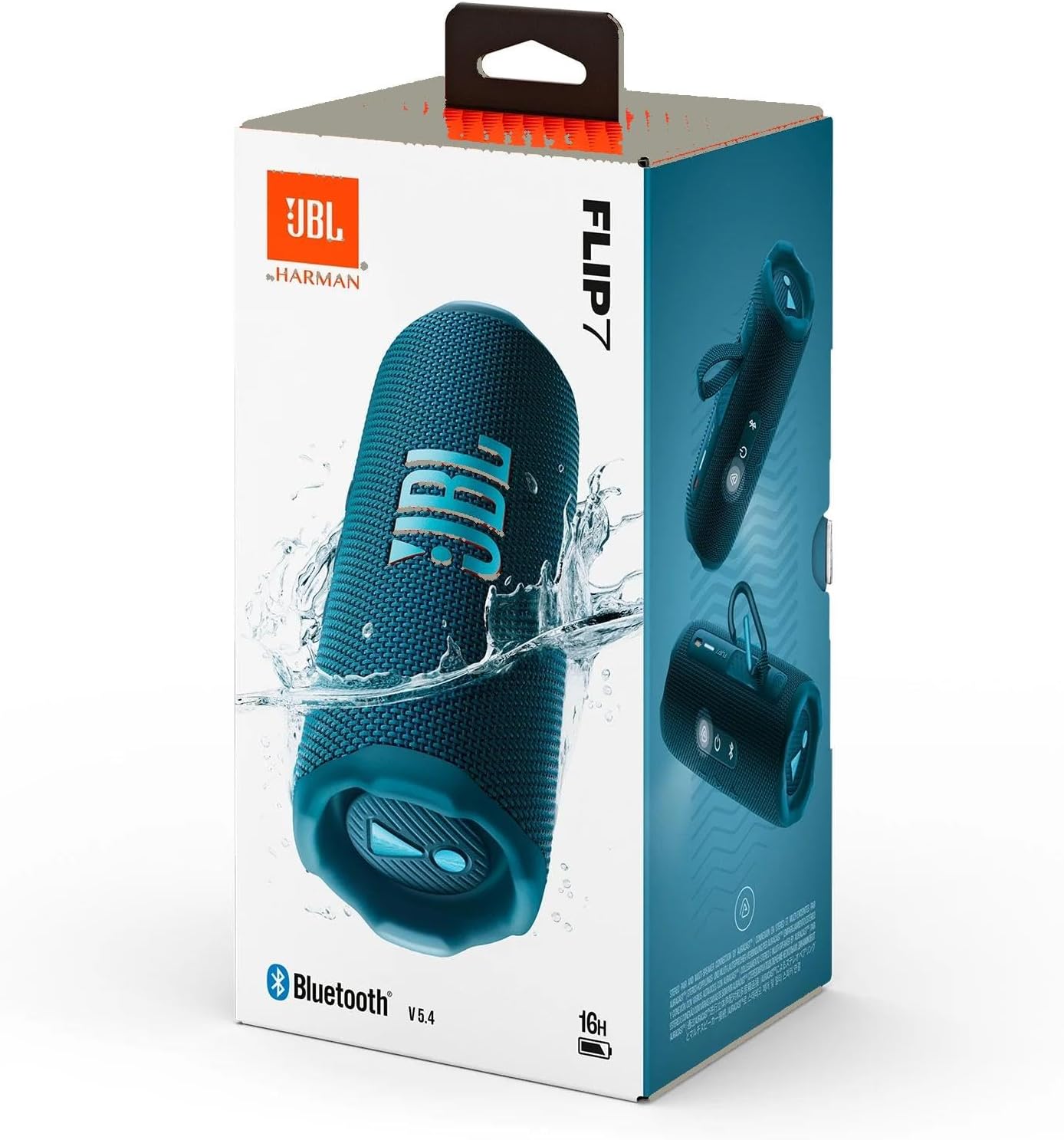 PARLANTE PORTÁTIL JBL FLIP 7 AZUL - 5