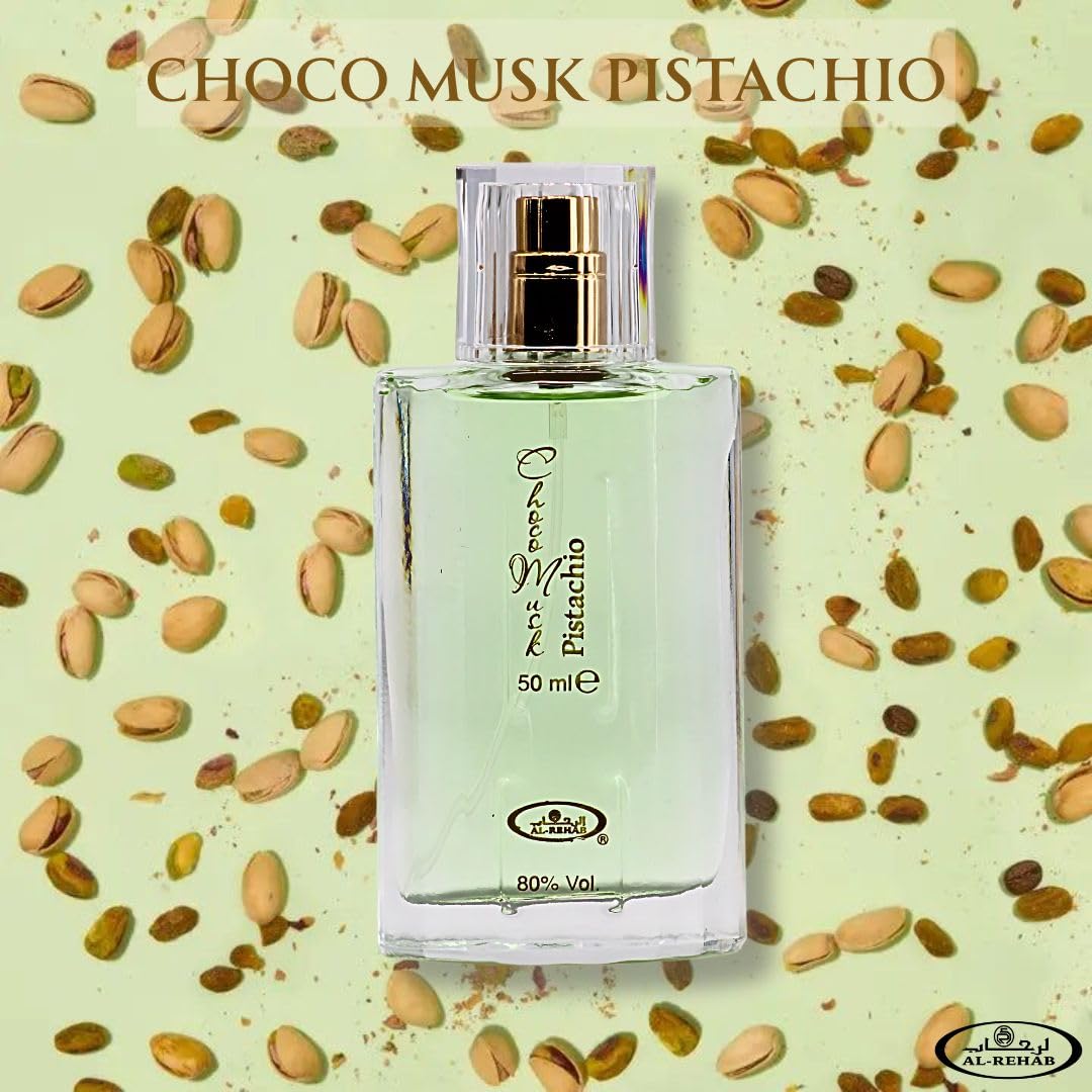 PERFUME AL-REHAB CHOCO MUSK MARSHMALLOW Y PISTACHIO 50ML - 4