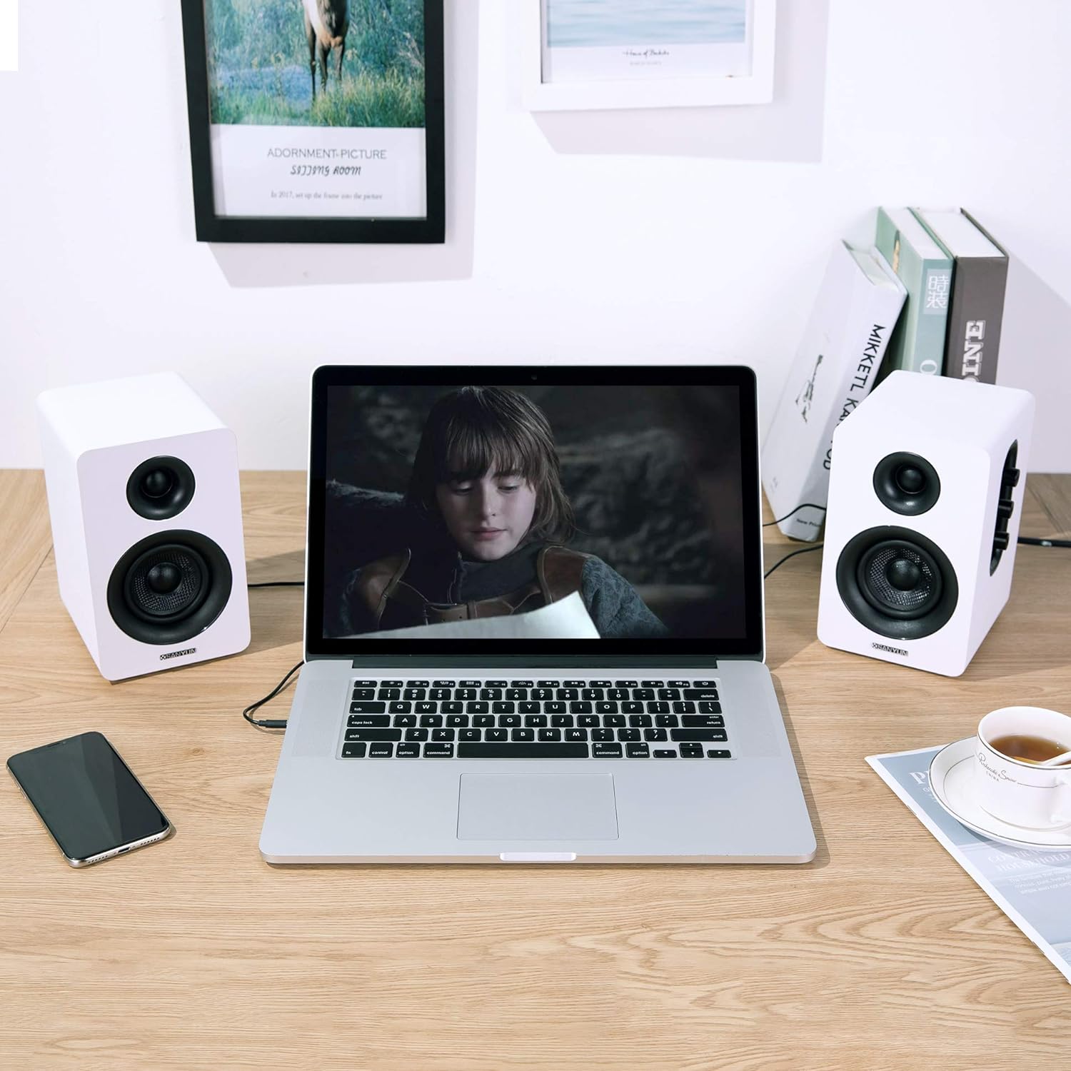 PARLANTES SANYUN SW208 3' BLUETOOTH 5.0 ACTIVOS CON DAC 24BIT - 5