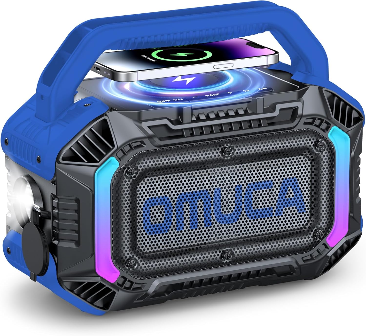 PARLANTE BLUETOOTH PORTÁTIL OMUCA 100W AZUL - 1