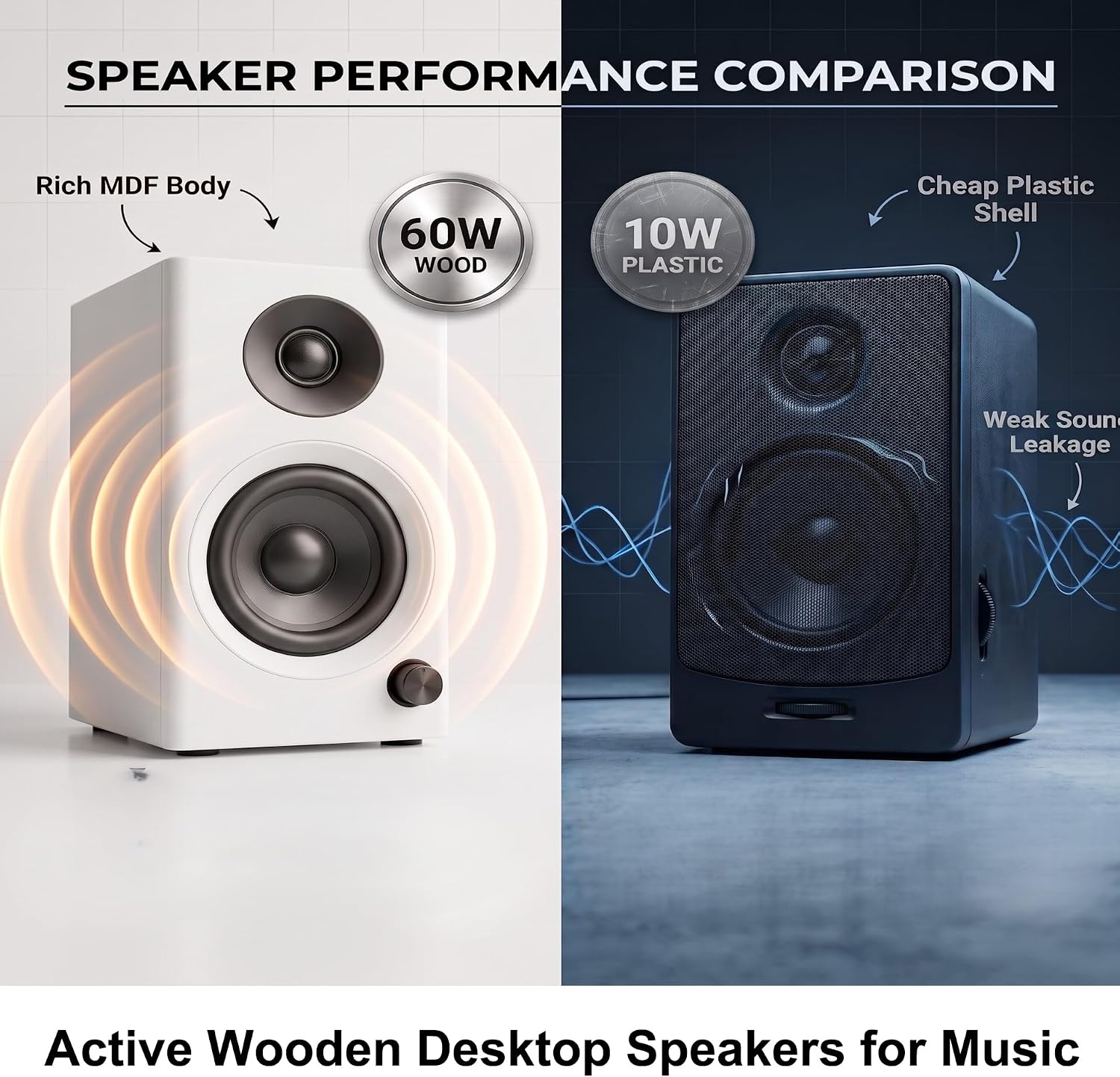 PARLANTES DE COMPUTADORA NSY AUDIO MODELO UL0DLY0001 BLANCO - 3