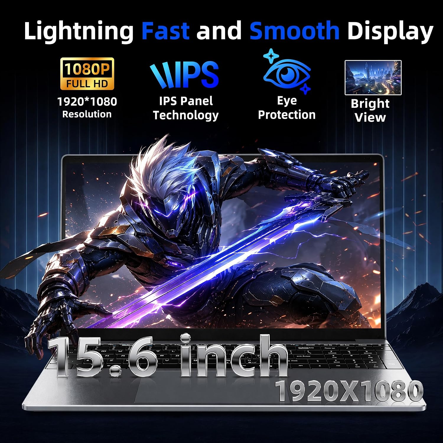 LAPTOP MELIUNA 15.6' AI, 6GB RAM, 128GB SSD, WINDOWS 11 - 2