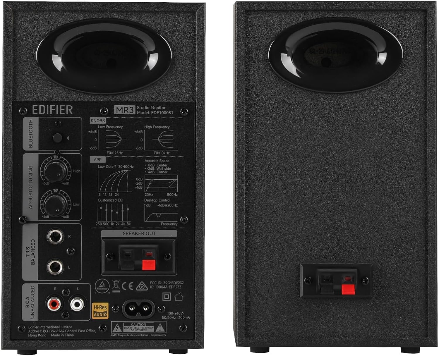 MONITOR DE ESTUDIO EDIFIER MR3 ACTIVO BLUETOOTH HI-RES - 3