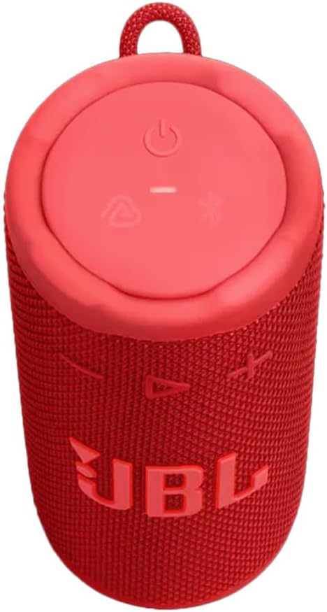 PARLANTE PORTÁTIL JBL GRIP BLUETOOTH CON ESTUCHE GSPORT FIBRA DE CARBONO ROJO - 5