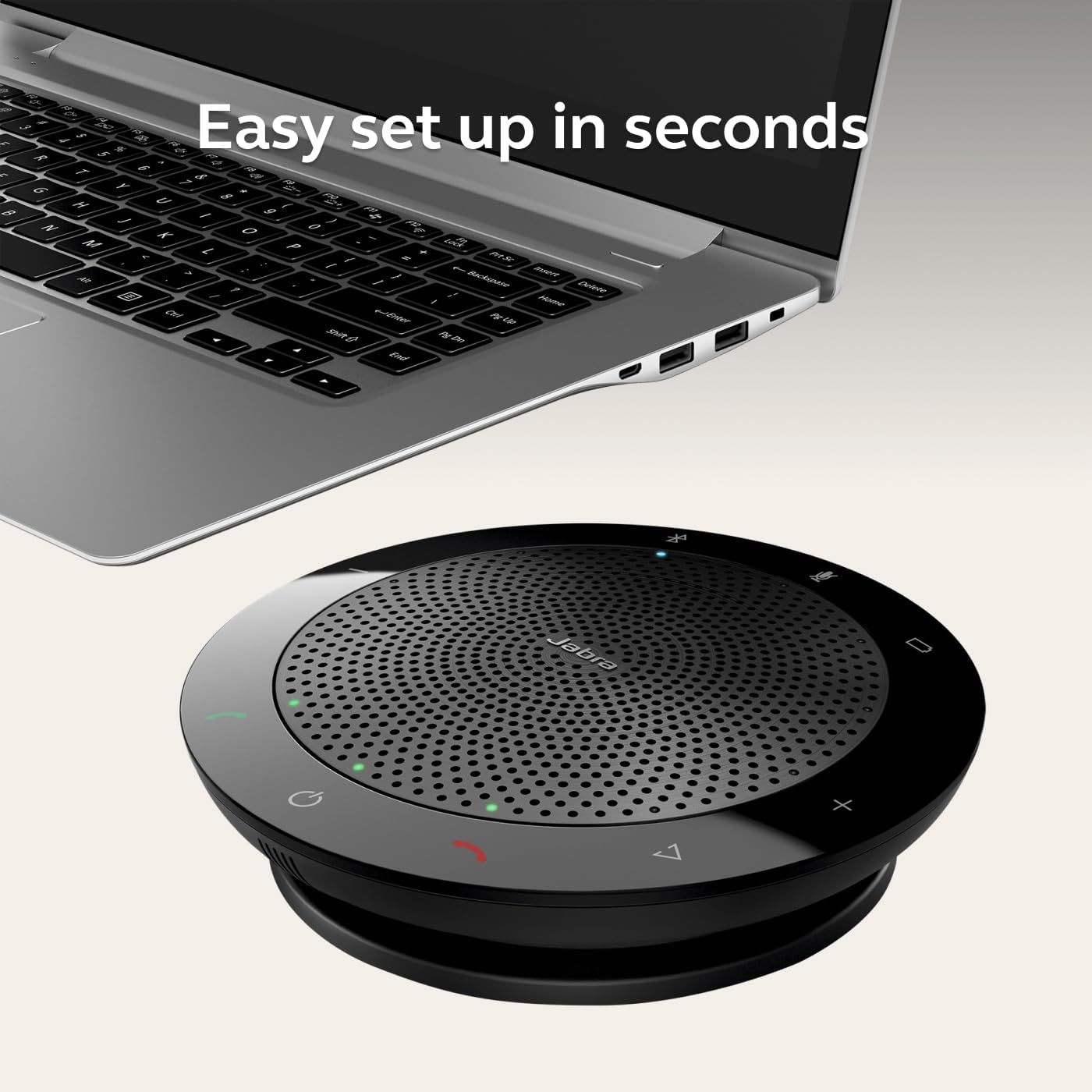 PARLANTE PORTÁTIL JABRA SPEAK 510 (2025 EDITION) BLUETOOTH USB NEGRO - 4
