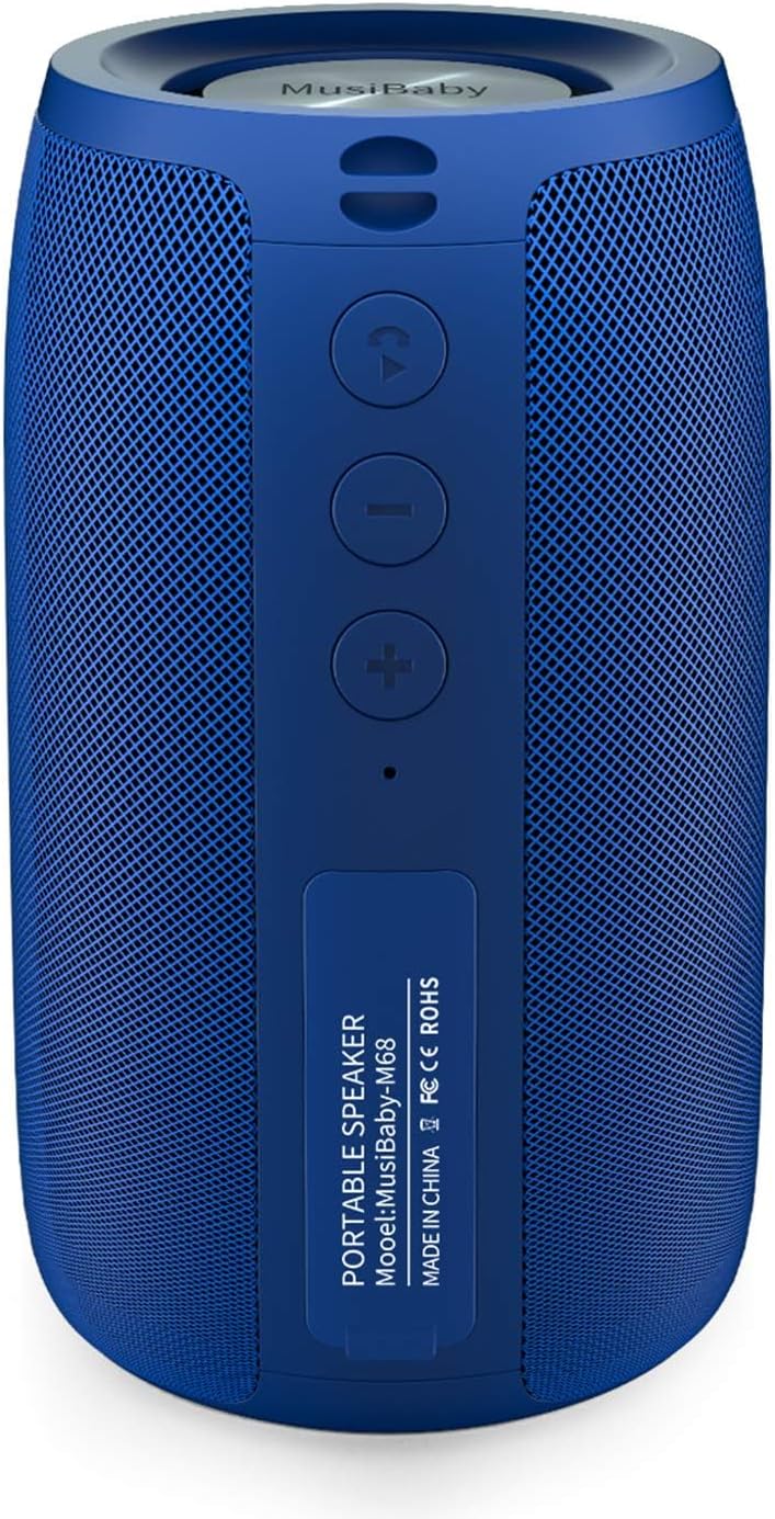 PARLANTE PORTÁTIL MUSIBABY M68 BLUETOOTH AZUL - 1
