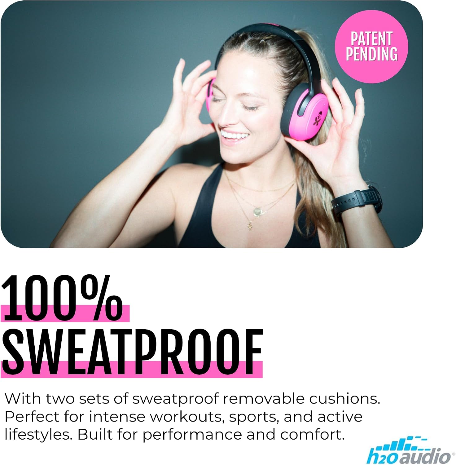 AUDÍFONOS OVER-EAR H2O AUDIO BETTY X RIPT ULTRA SPORT 50 HORAS BATERÍA - 3