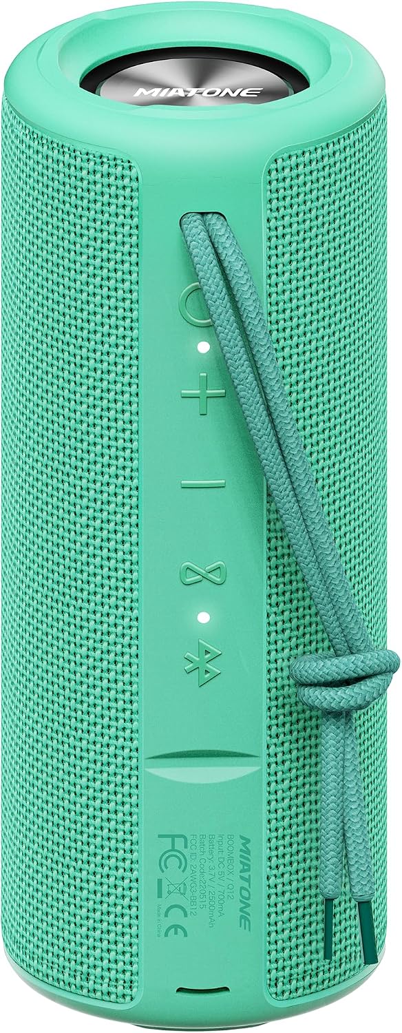 PARLANTE PORTÁTIL MIATONE BOOMBOX BLUETOOTH VERDE - 1
