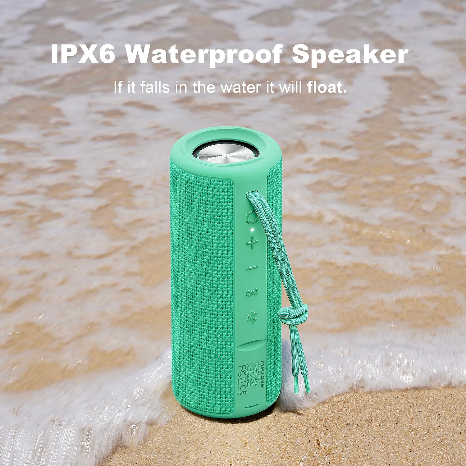 PARLANTE PORTÁTIL MIATONE BOOMBOX BLUETOOTH VERDE - 5