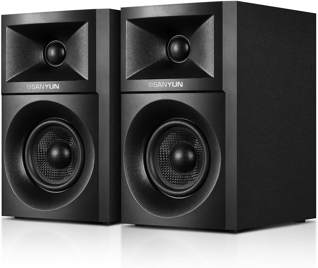 PARLANTES PARA COMPUTADORA SANYUN SW203 3' 60W NEGRO - 1