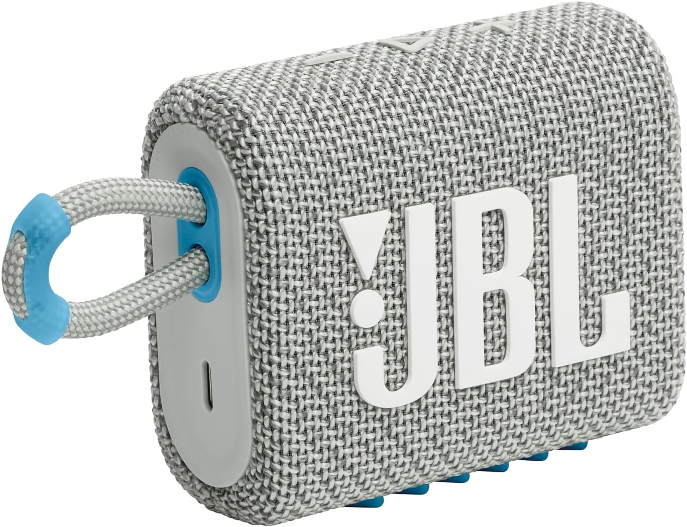 PARLANTE PORTÁTIL JBL GO 3 ECO BLUETOOTH BLANCO - 1