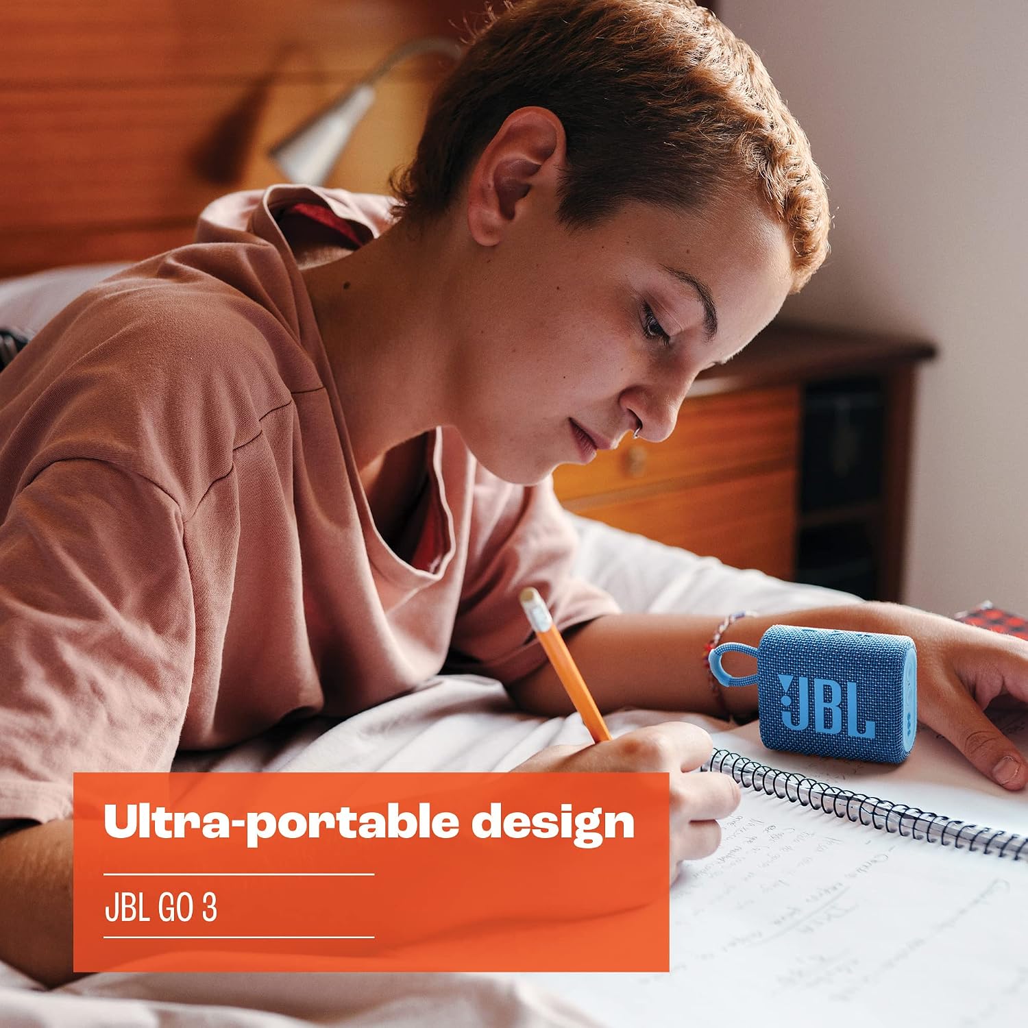 PARLANTE PORTÁTIL JBL GO 3 ECO BLUETOOTH BLANCO - 3