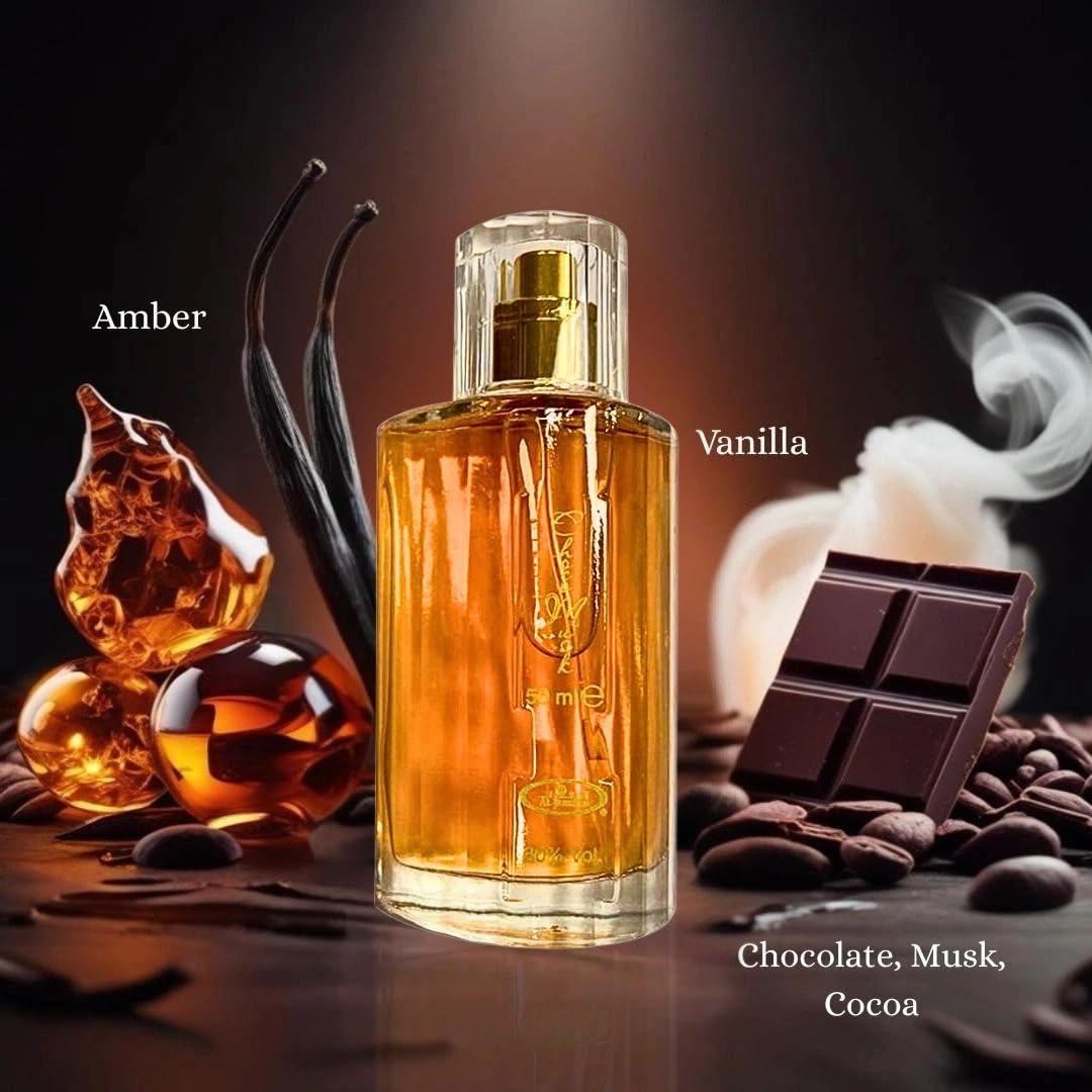 SET DE FRAGANCIAS AL-REHAB CHOCO MUSK 3 PIEZAS PARA HOMBRE Y MUJER - 4