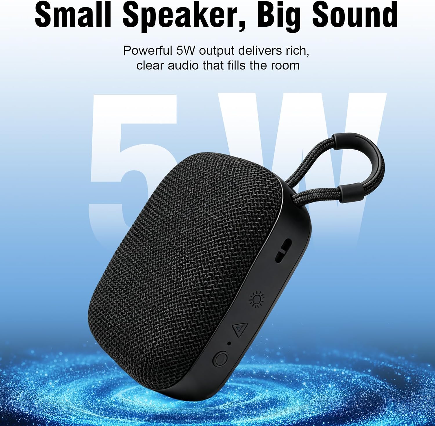 PARLANTE PORTÁTIL DEFUNC BEAT5 BLUETOOTH 6.0 5W IPX7 NEGRO - 2