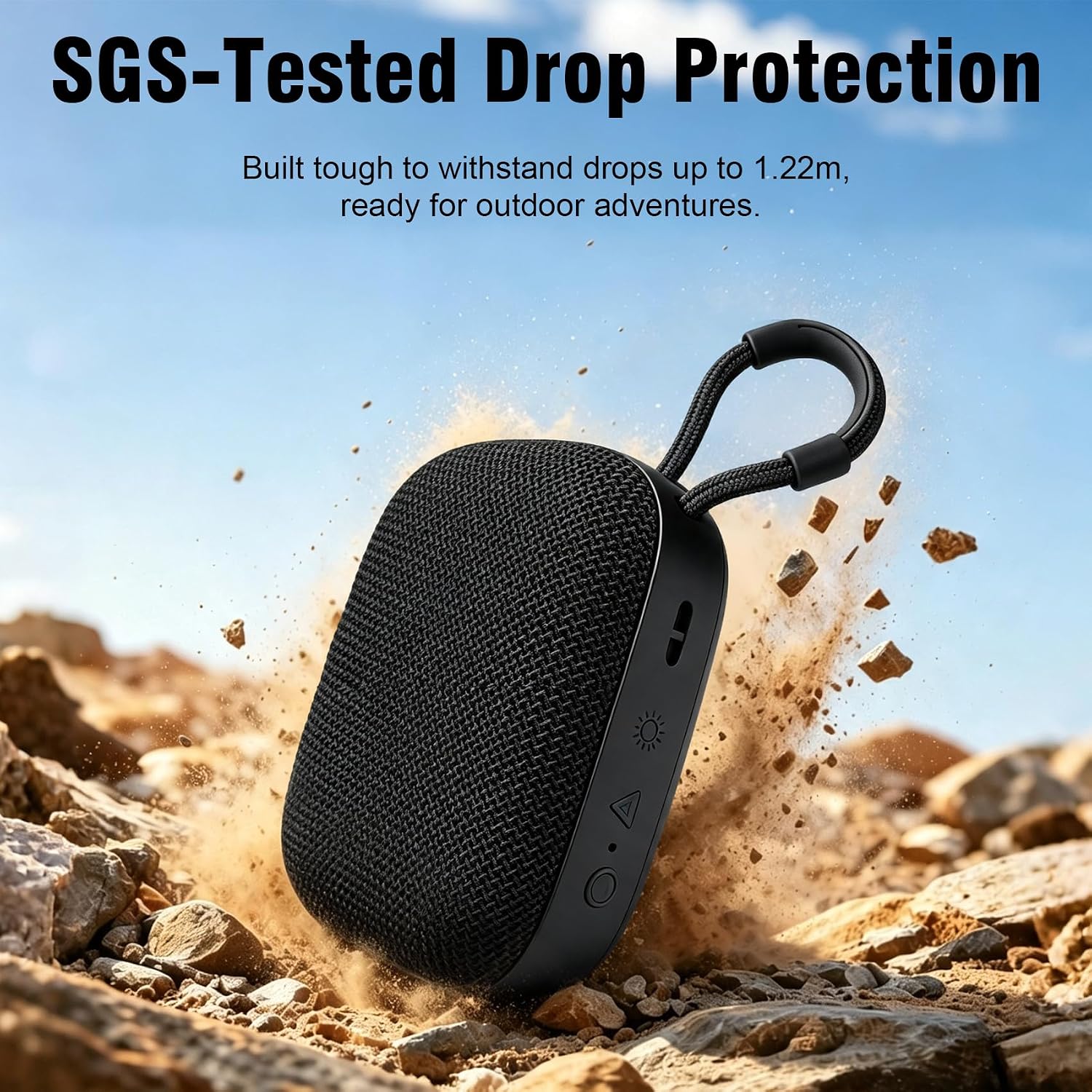 PARLANTE PORTÁTIL DEFUNC BEAT5 BLUETOOTH 6.0 5W IPX7 NEGRO - 5