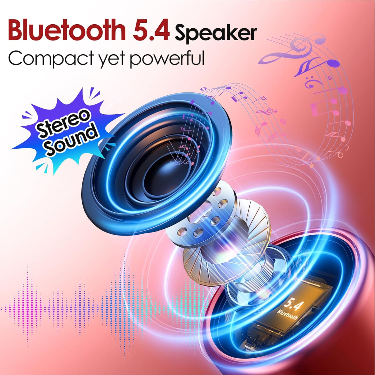 PARLANTE PORTÁTIL BLUETOOTH KERANSEAN MINI CON MICRÓFONO HD - 2
