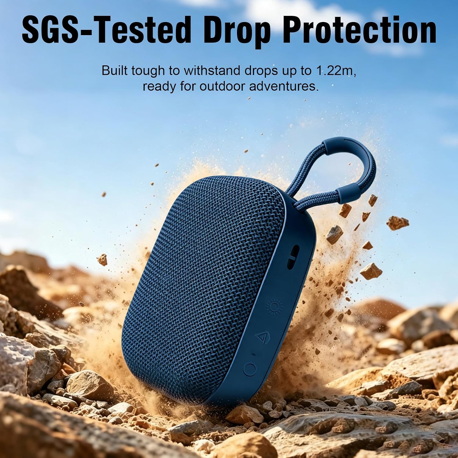 PARLANTE BLUETOOTH DEFUNC BEAT5 AZUL - 5