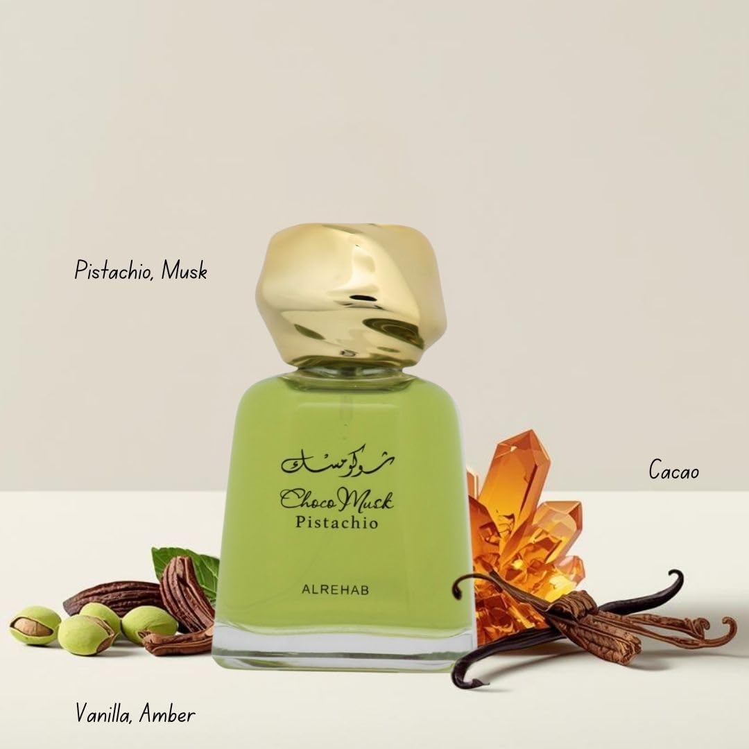 ACEITE PERFUME AL-REHAB CHOCO MUSK PISTACHIO ROLL-ON 100ML - 3