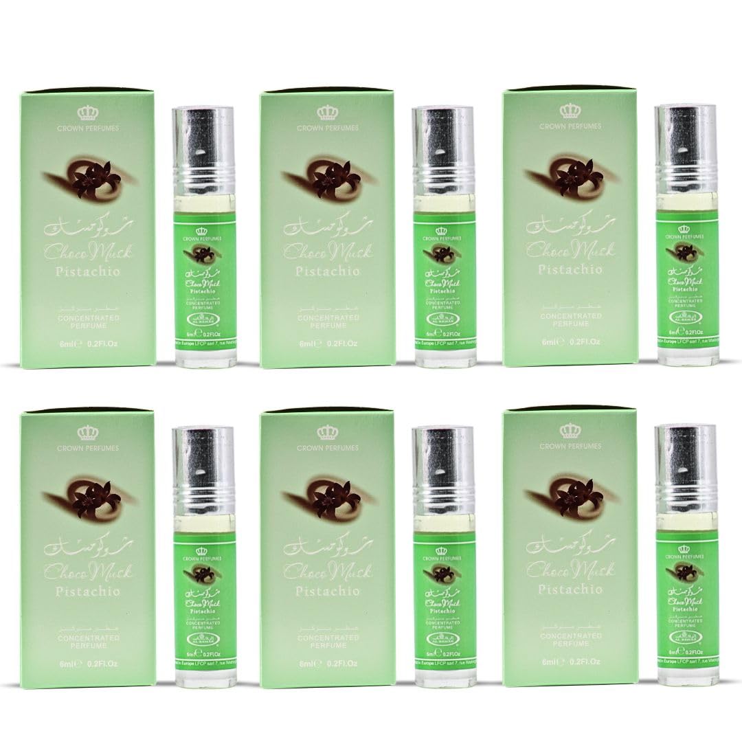 ACEITE PERFUME AL-REHAB CHOCO MUSK PISTACHIO 6ML PACK 6 - 2
