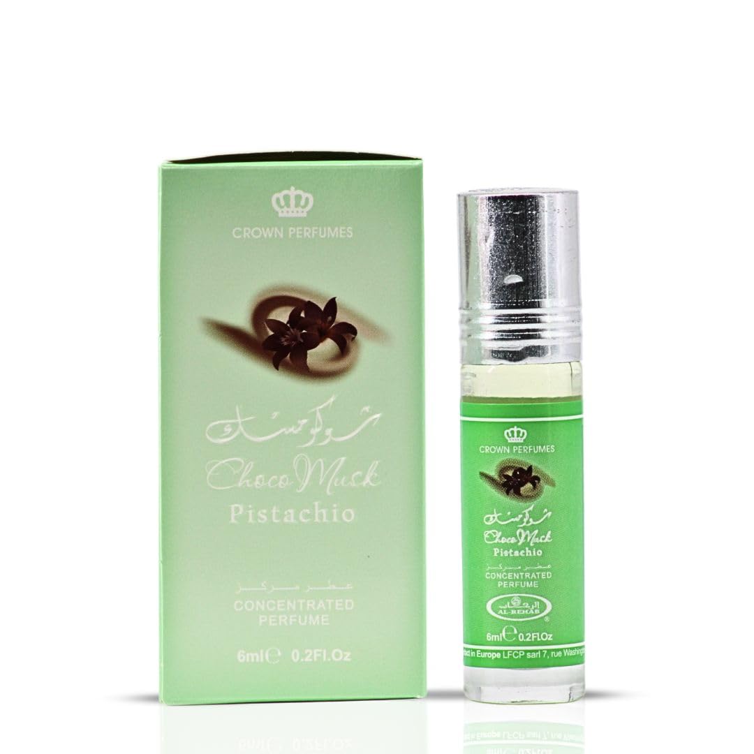 ACEITE PERFUME AL-REHAB CHOCO MUSK PISTACHIO 6ML PACK 6 - 5