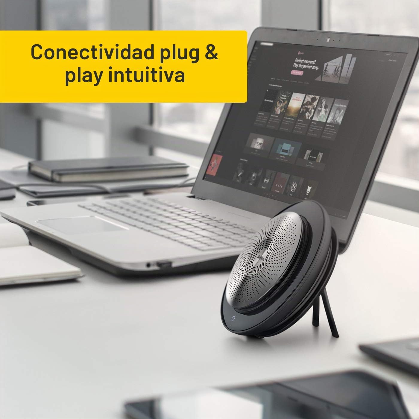 PARLANTE PORTÁTIL JABRA SPEAK 710 MS BLUETOOTH INALÁMBRICO CON ADAPTADOR USB LINK 370 - 4