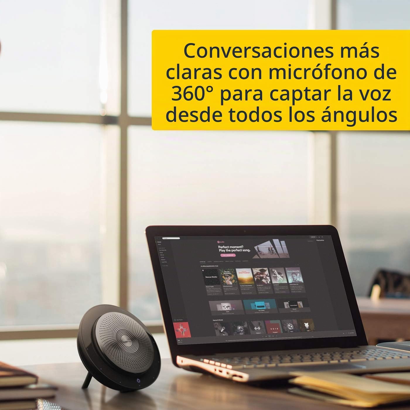 PARLANTE PORTÁTIL JABRA SPEAK 710 MS BLUETOOTH INALÁMBRICO CON ADAPTADOR USB LINK 370 - 5