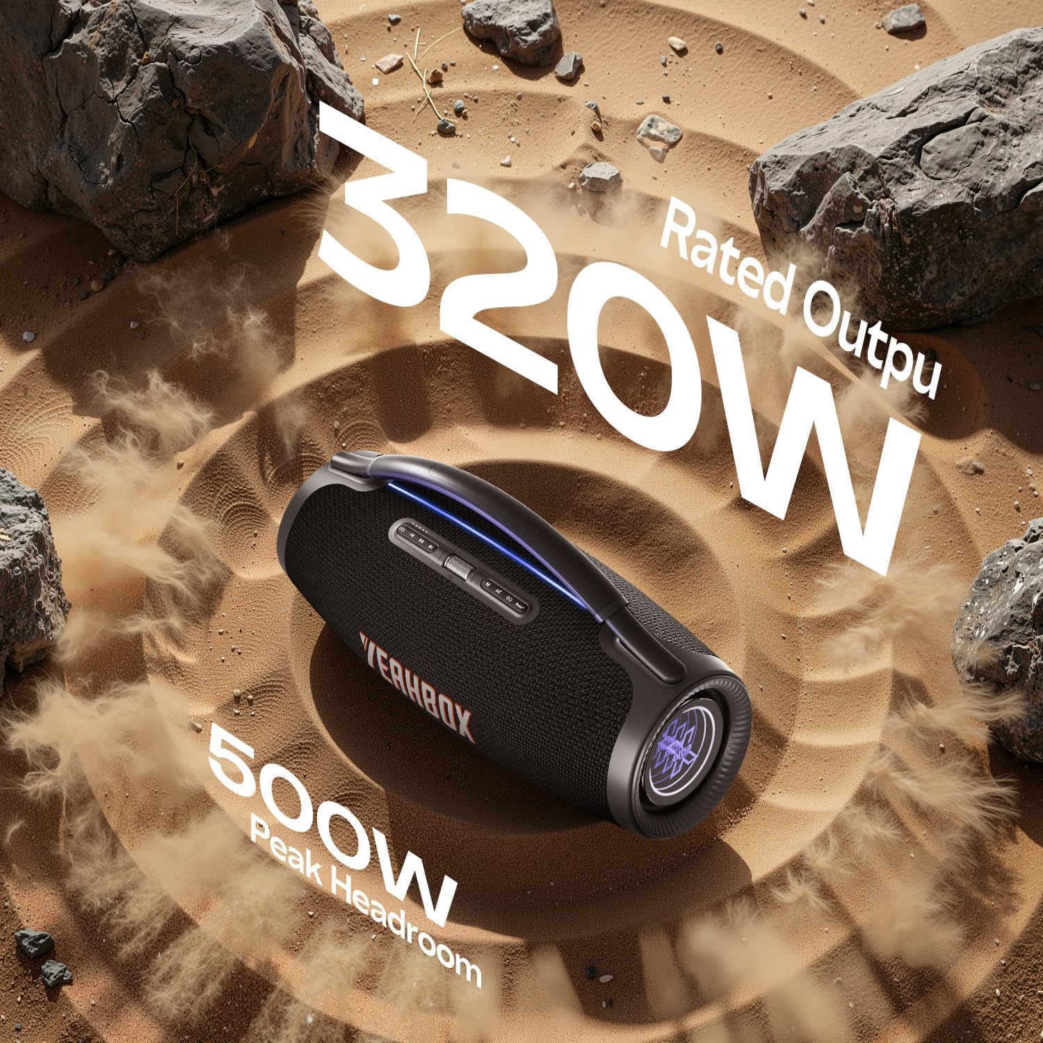 PARLANTE PORTÁTIL BLUETOOTH YEAHBOX ULTRA 320 320W - 3