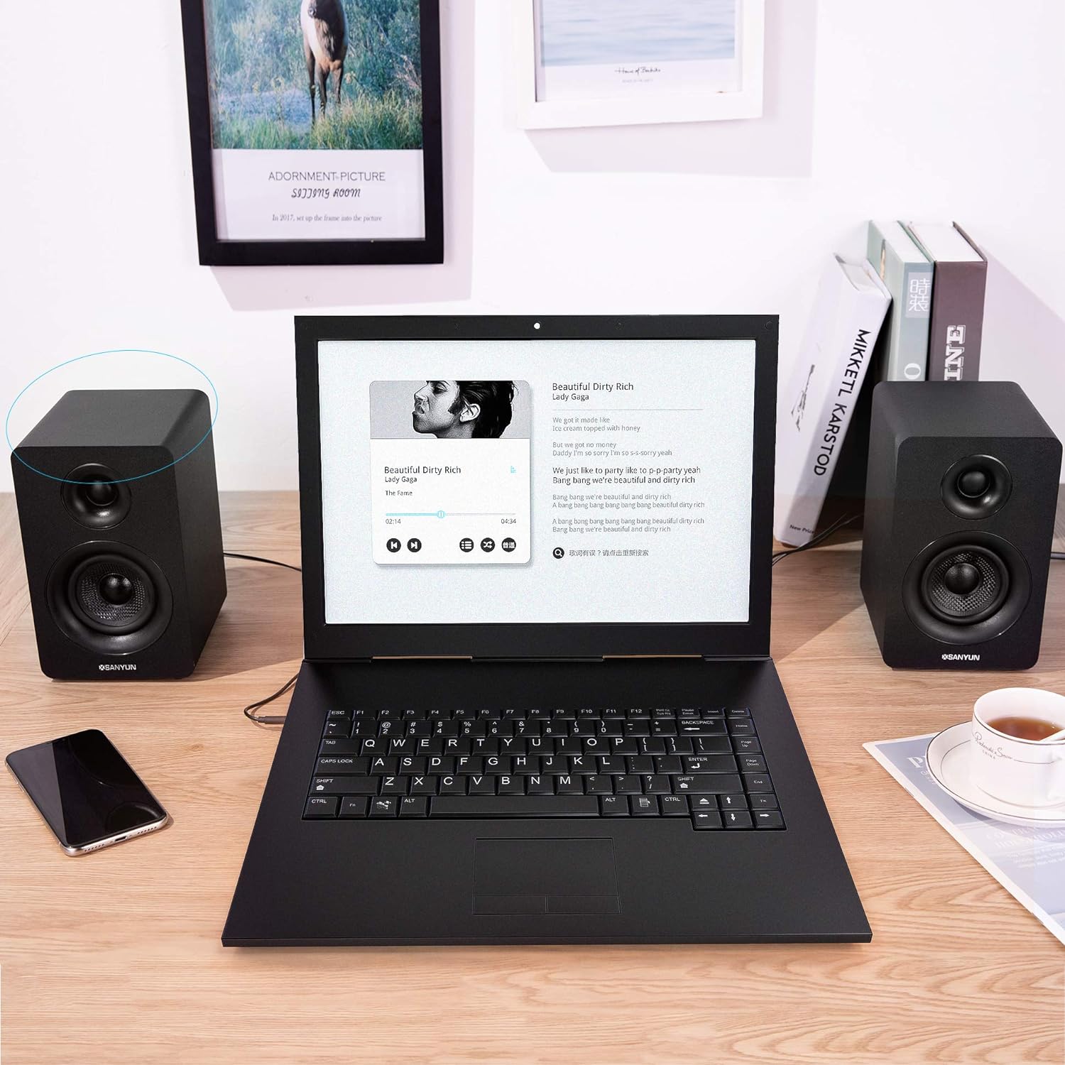 PARLANTES SANYUN SW208 BLUETOOTH 5.0 3' CON DAC 24BIT - 5