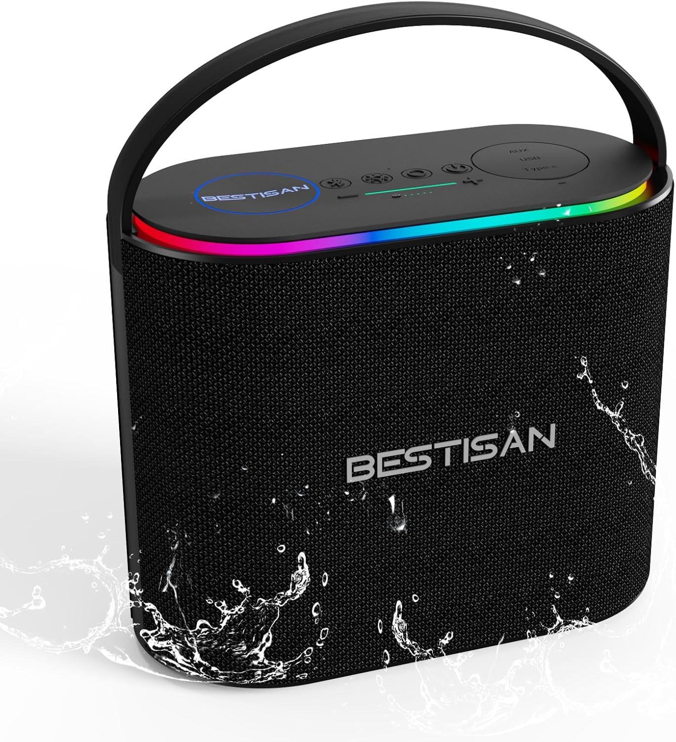 PARLANTE BLUETOOTH BESTISAN 2.1CH 90W CON SUBWOOFER 50W Y LUCES RGB 7 MODOS - 1