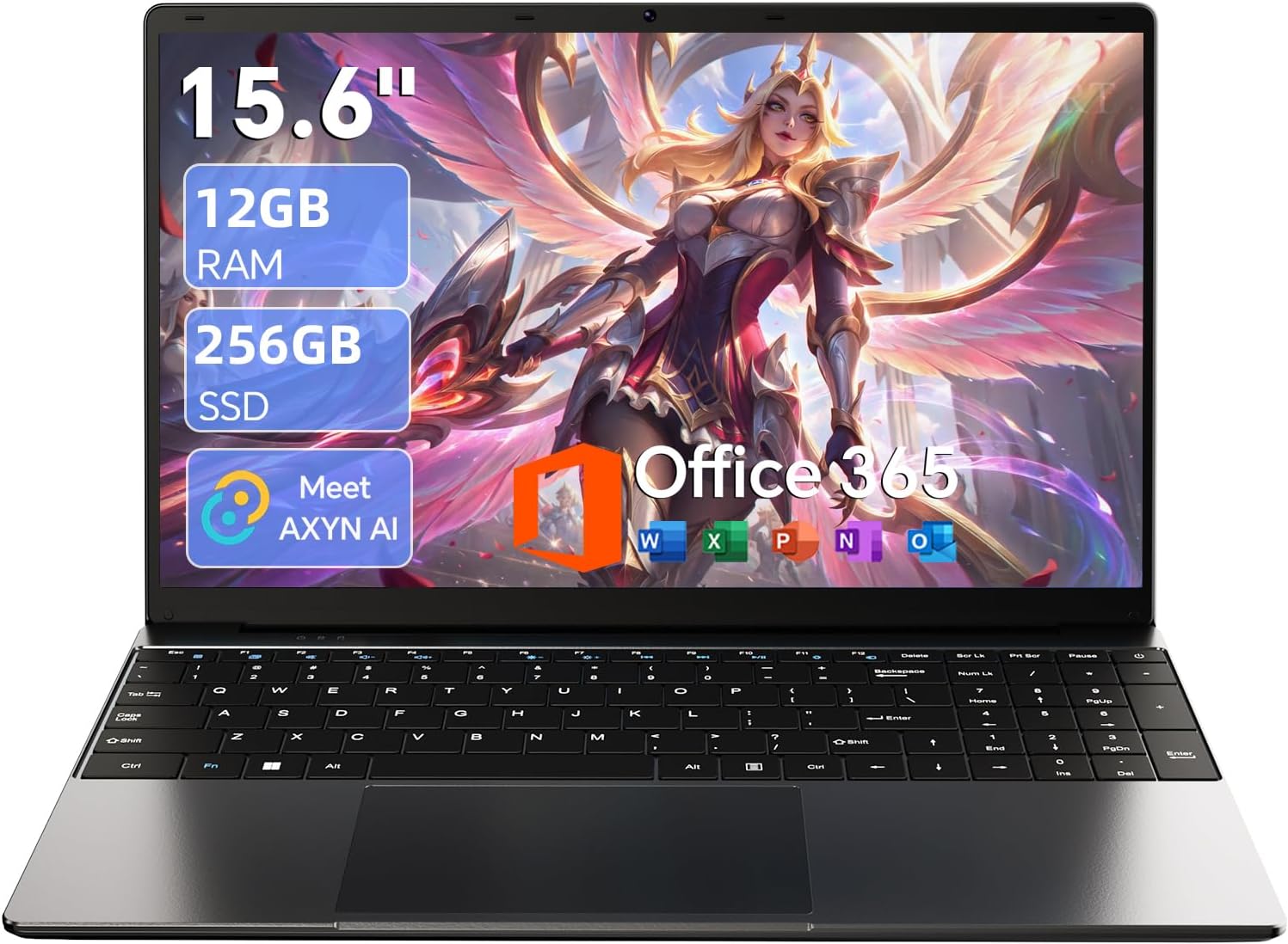 LAPTOP 15.6'' AKCHART AI CON OFFICE 365, 12GB RAM 256GB SSD - 1