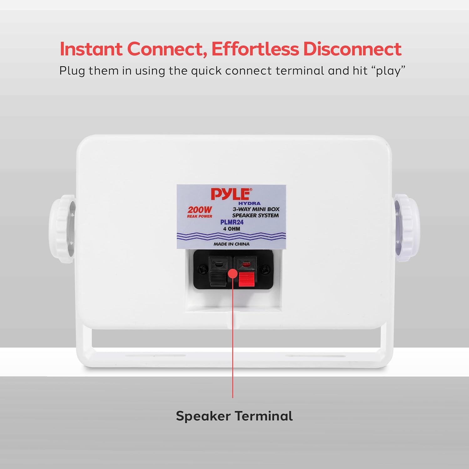 PARLANTES PYLE PLMR24 3.5' 200W BLANCO PARA INTERIOR Y EXTERIOR - 3