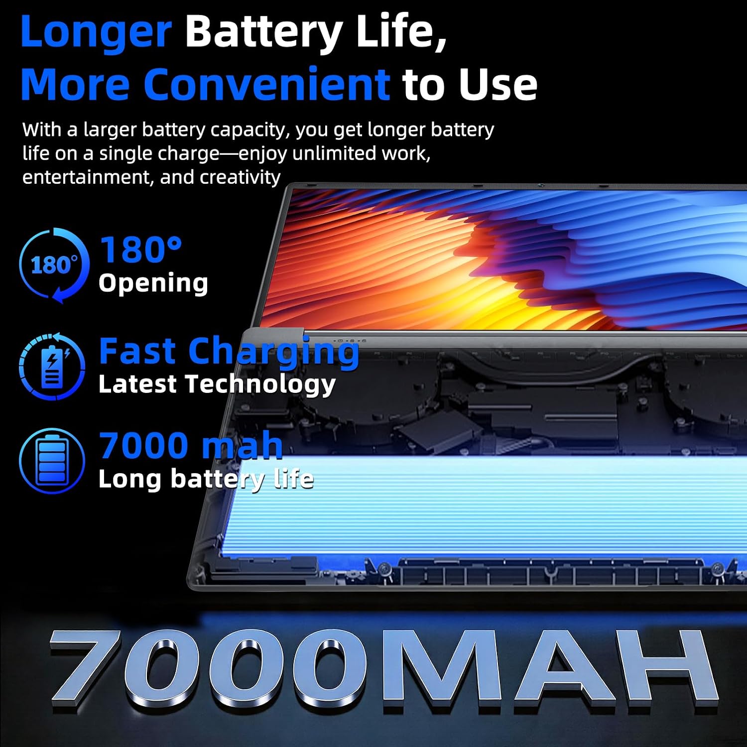 LAPTOP MELIUNA 15.6'' AI CON OFFICE 365, 6GB RAM 128GB SSD - 5