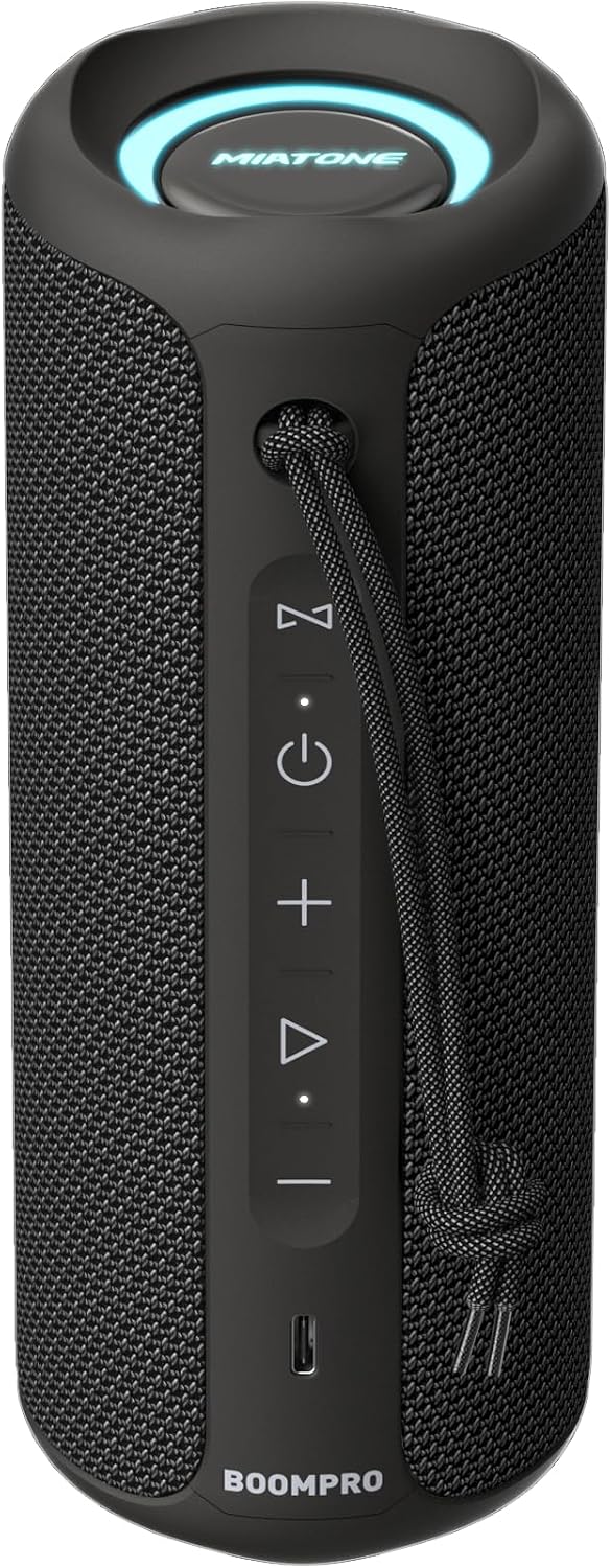 PARLANTE BLUETOOTH MIATONE BOOMPRO 36W TWS STEREO NEGRO - 1