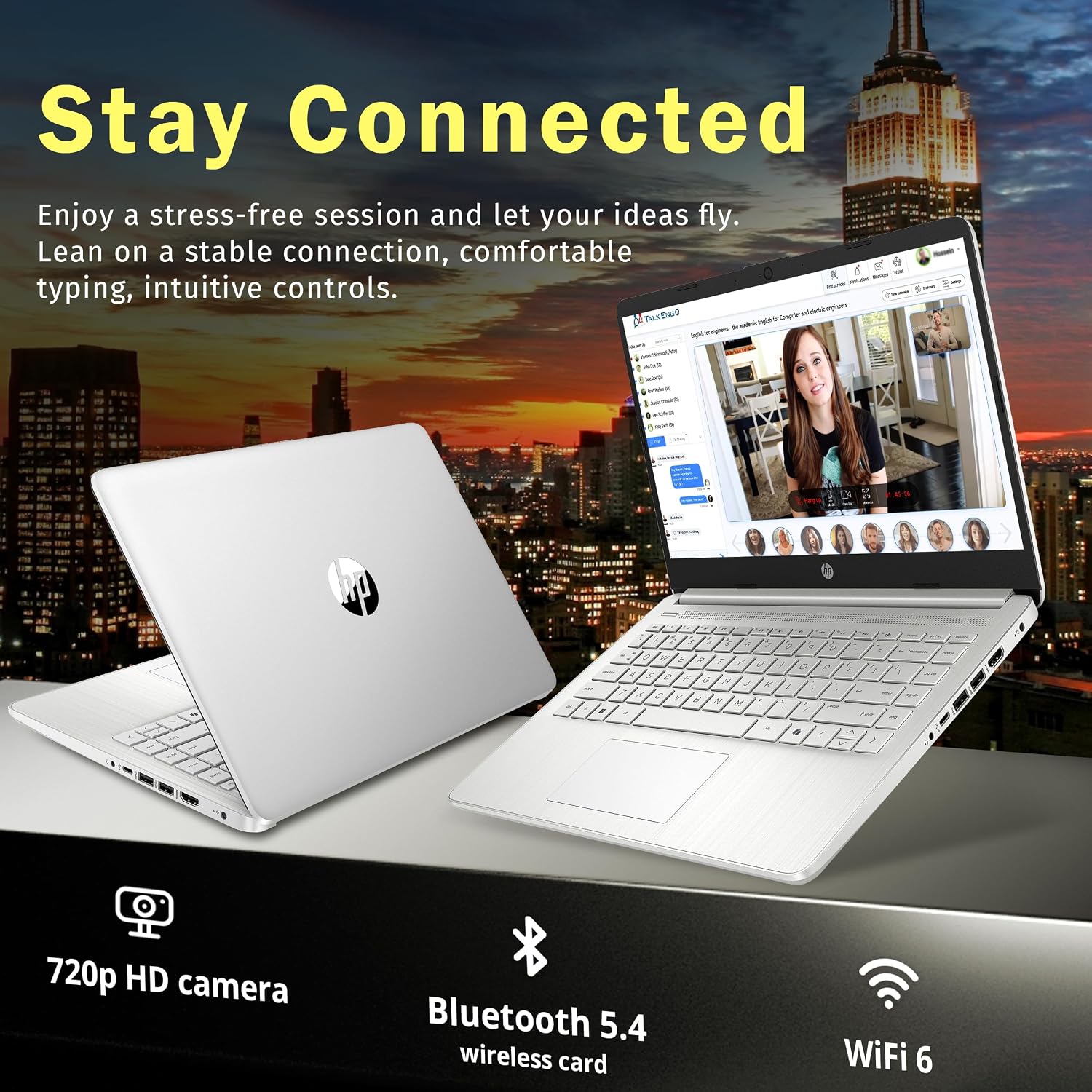 LAPTOP HP STREAM 14' HD INTEL N150 4GB RAM 128GB UFS PLATA RENOVADA - 3