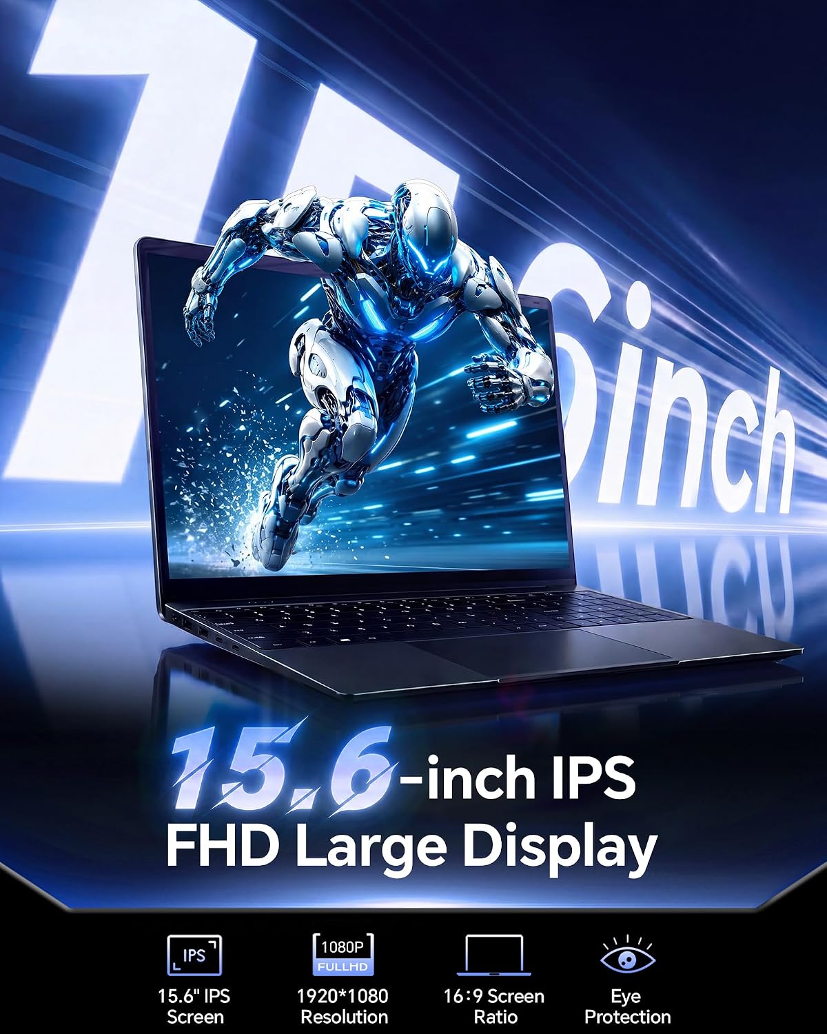 LAPTOP 15.6'' AKCHART STEEL GRAY 12GB RAM 256GB SSD WINDOWS 11 - 3