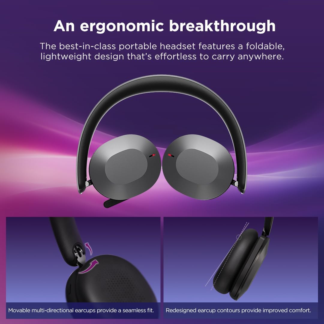 HEADSET LENOVO THINKPAD DUAL MODE WIRELESS ANC 8550 AURA EDITION GRIS - 5
