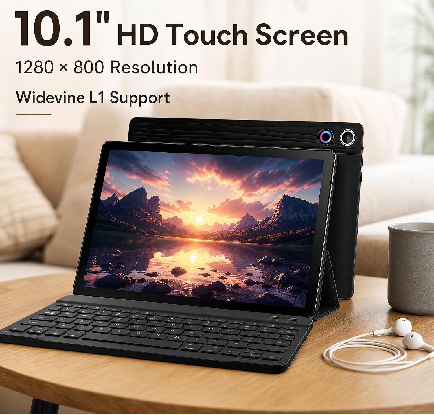 TABLET JEAZANS ANDROID 16 10.1 PULGADAS 2 EN 1 CON TECLADO - 5