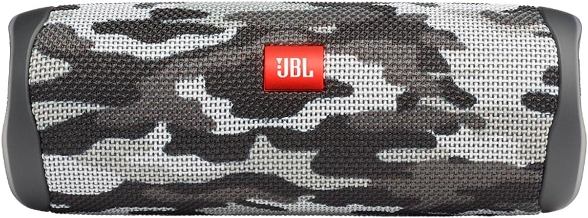 PARLANTE PORTÁTIL JBL FLIP 5 NEGRO CAMUFLADO CON ESTUCHE PROTECTOR DIVVI - 4