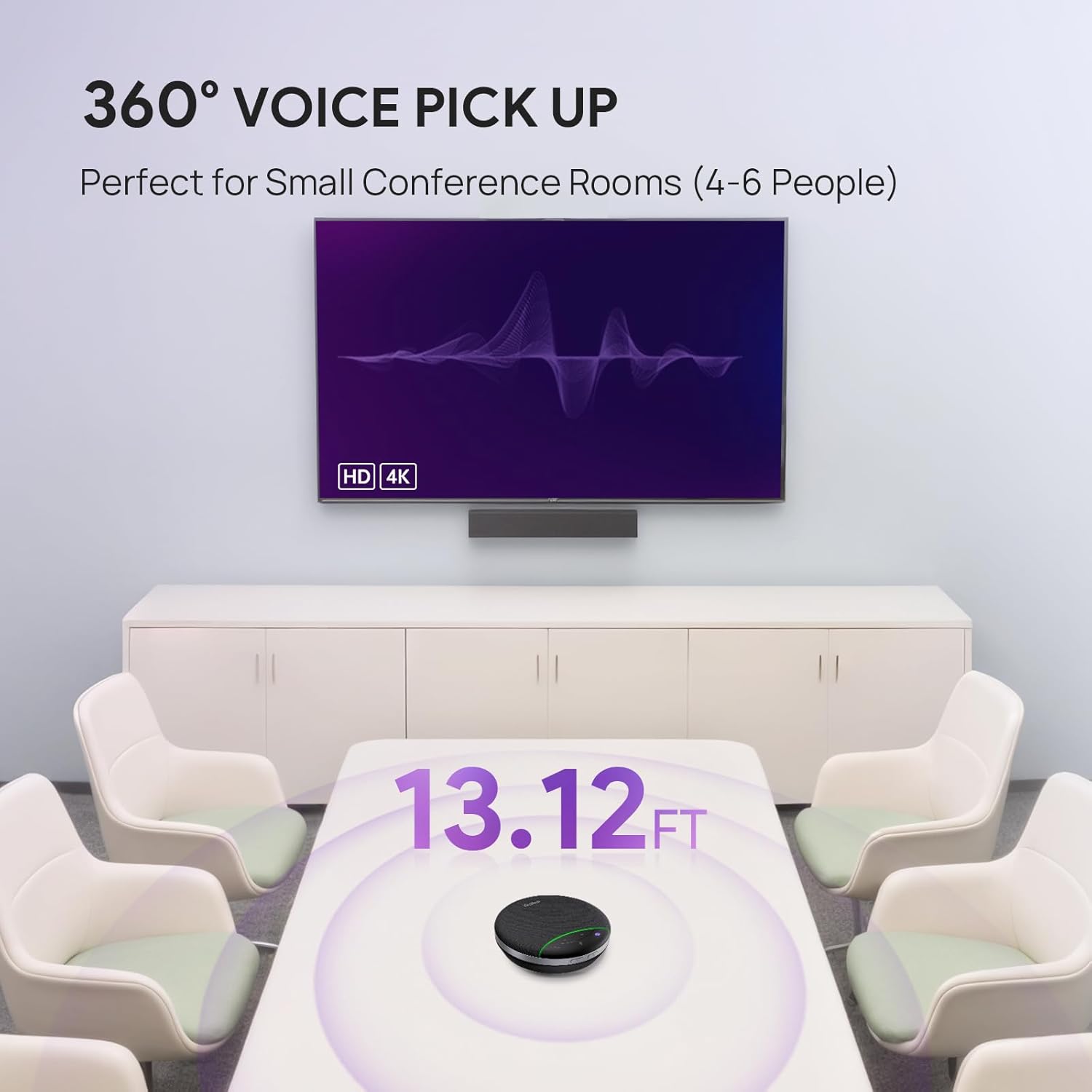 PARLANTE BLUETOOTH YEALINK SP92 PARA CONFERENCIAS CON MICRÓFONO Y USB - 5