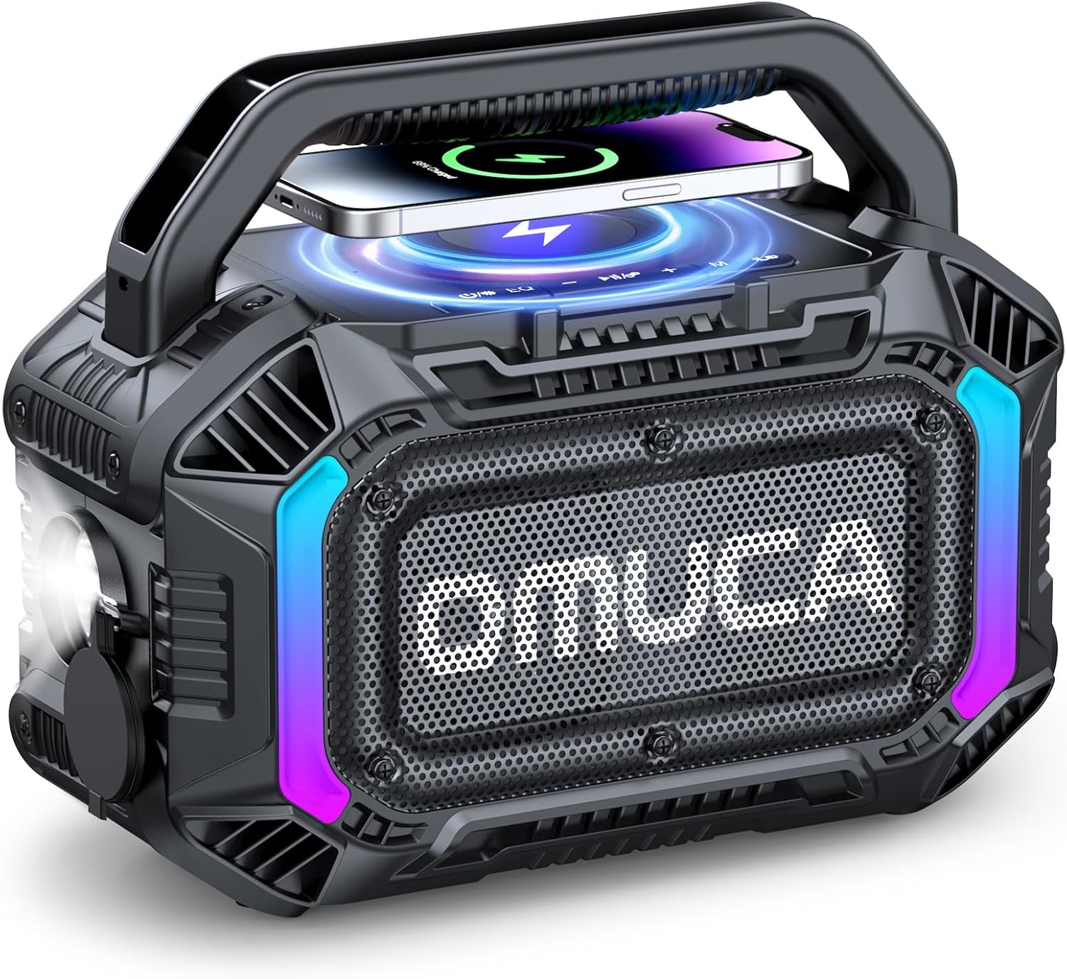 PARLANTE BLUETOOTH OMUCA 100W IPX7 NEGRO FLOTANTE - 1