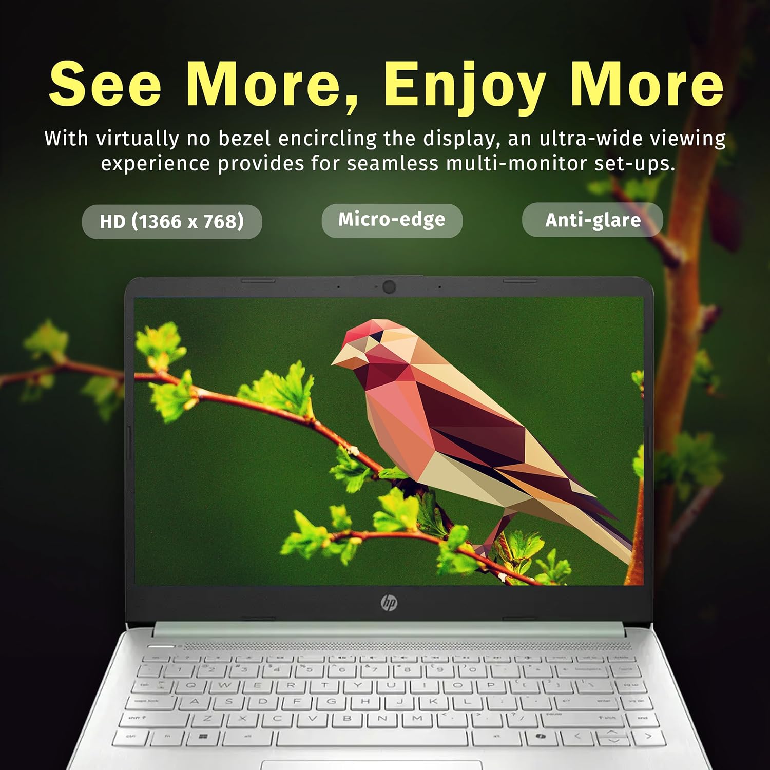 LAPTOP HP STREAM 14' HD INTEL N150 4GB RAM 128GB VERDE RENOVADA - 3