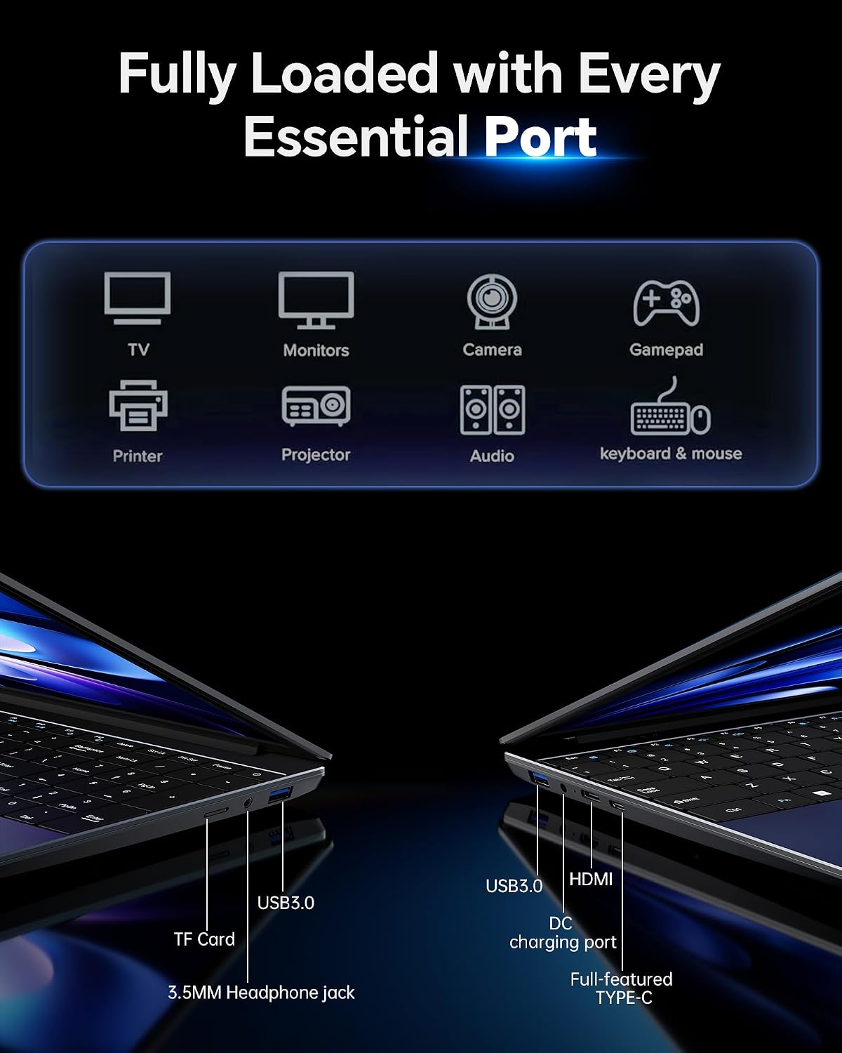 LAPTOP AKCHART 15.6'' AI 12GB RAM 256GB SSD WINDOWS 11 - 5