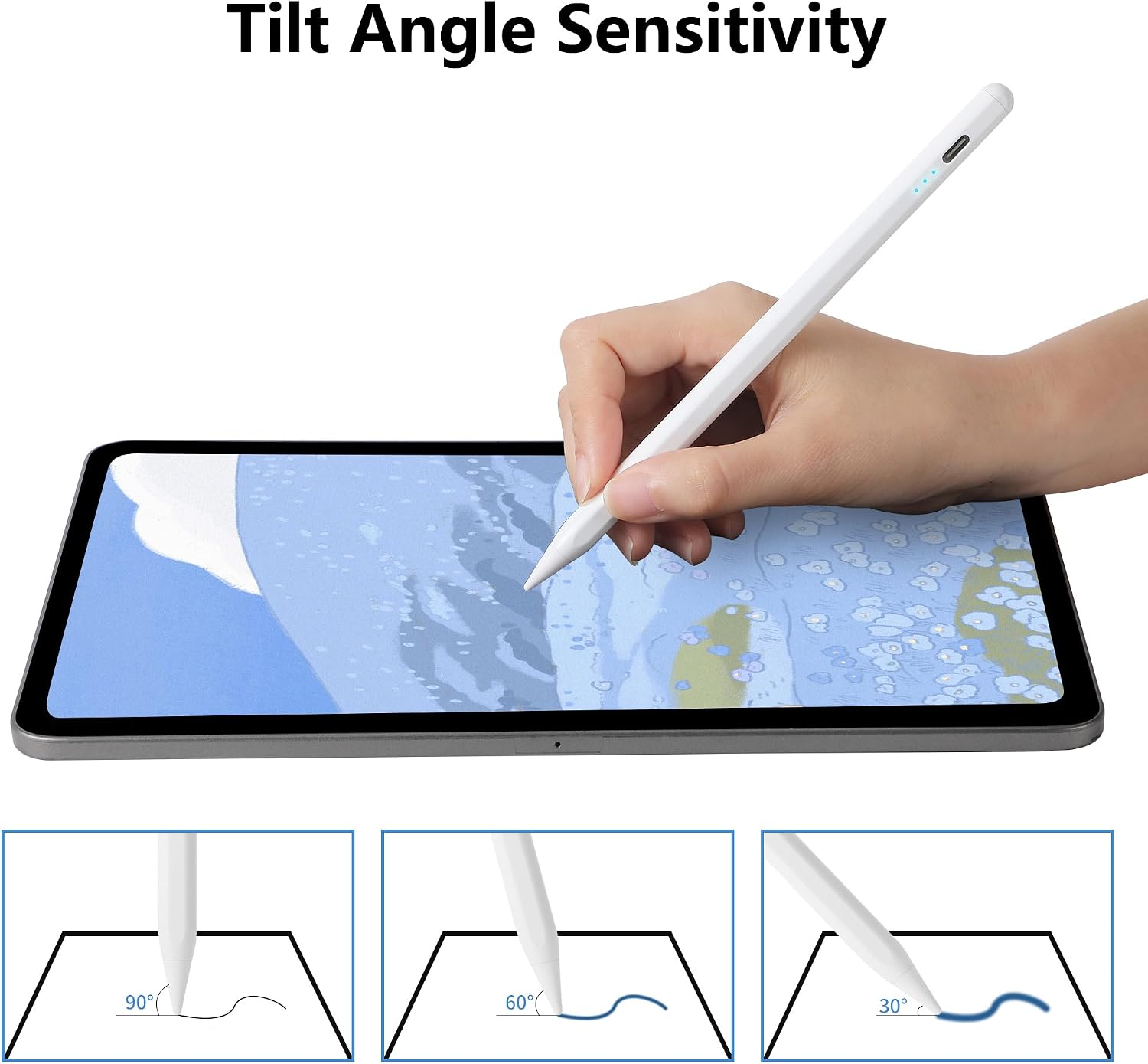 LÁPIZ STYLUS TOHAKATA PARA APPLE PENCIL IPAD 2018-2026 A16 11TH GEN AIR PRO MINI - 3