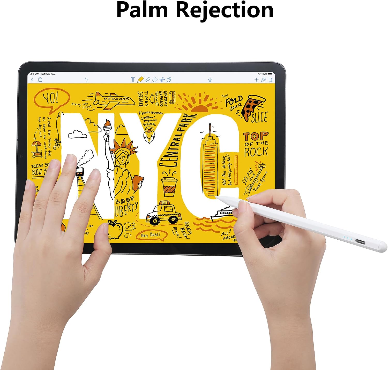 LÁPIZ STYLUS TOHAKATA PARA APPLE PENCIL IPAD 2018-2026 A16 11TH GEN AIR PRO MINI - 4
