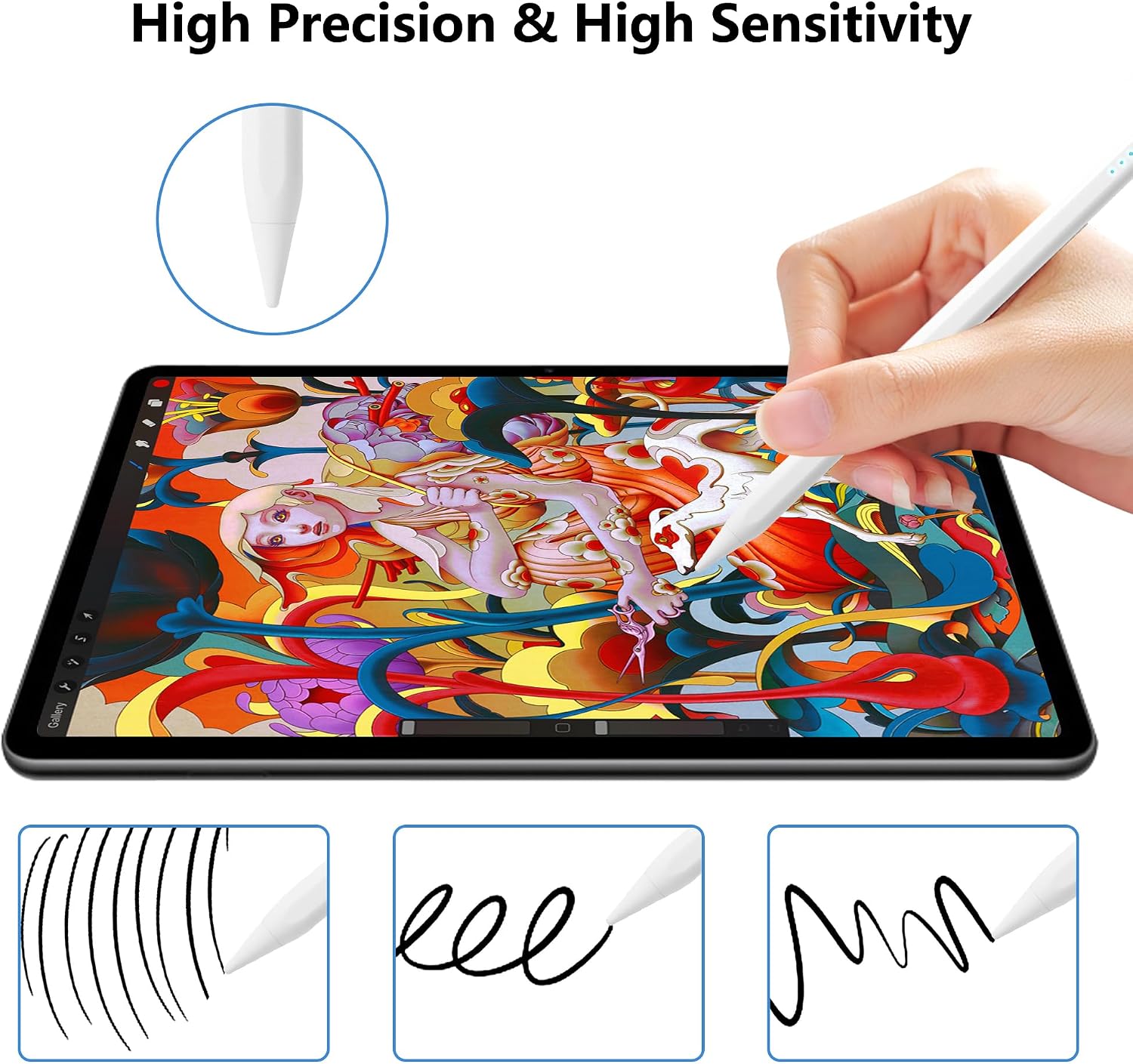 LÁPIZ STYLUS TOHAKATA PARA APPLE PENCIL IPAD 2018-2026 A16 11TH GEN AIR PRO MINI - 5