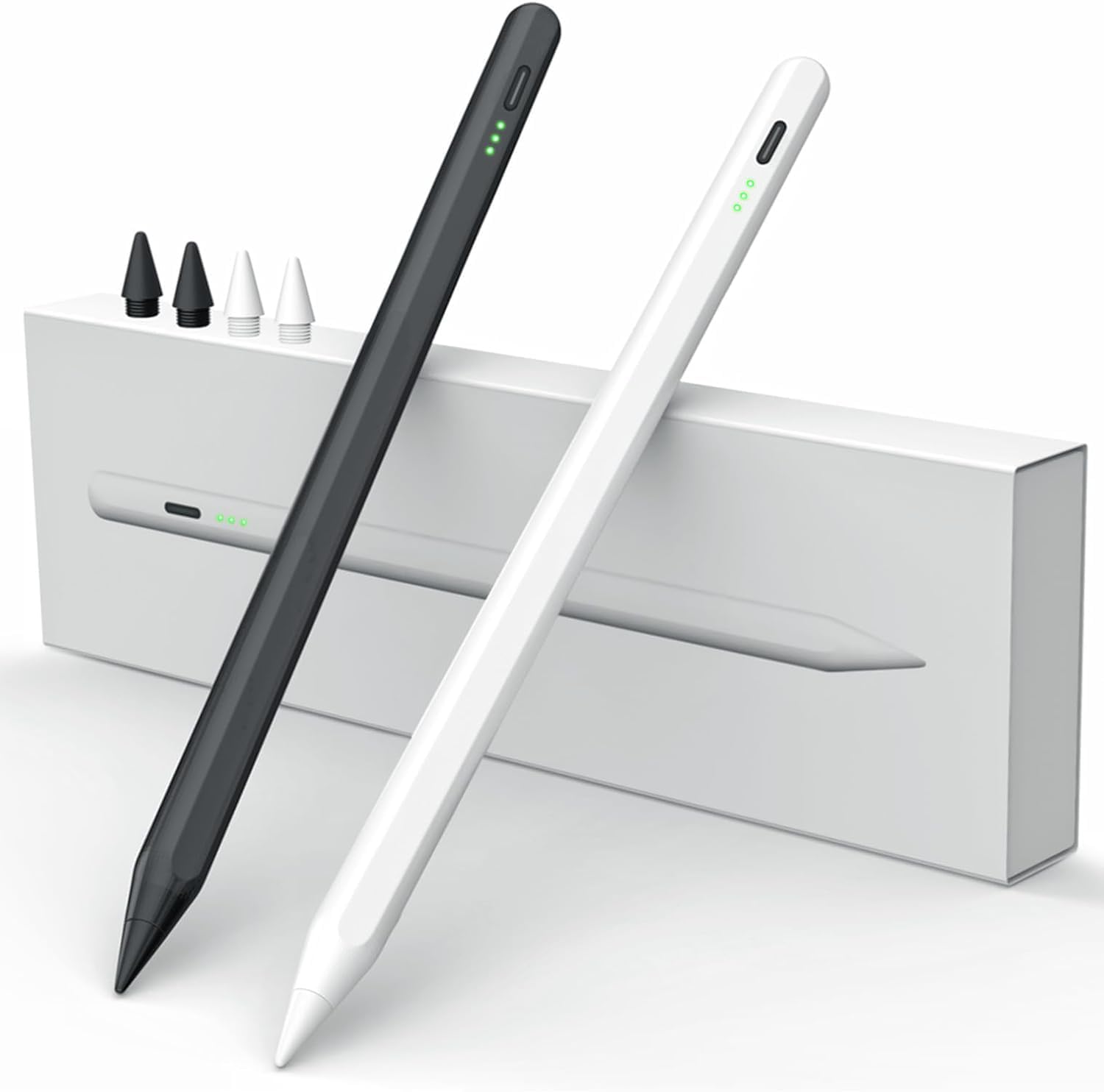 LÁPIZ STYLUS MEKO PARA IPAD CON RECHAZO DE PALMA Y SENSOR DE INCLINACIÓN BLANCO - 1
