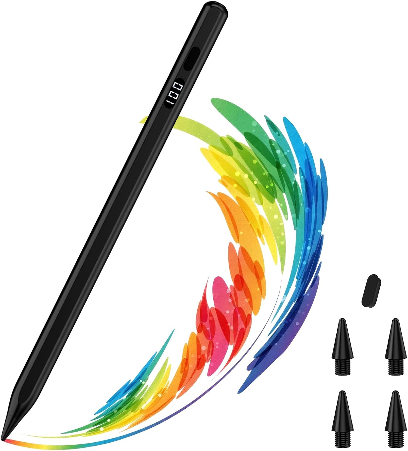LÁPIZ STYLUS MOKO PARA IPAD 2018-2026 CON CARGA USB-C Y PANTALLA LED - 1