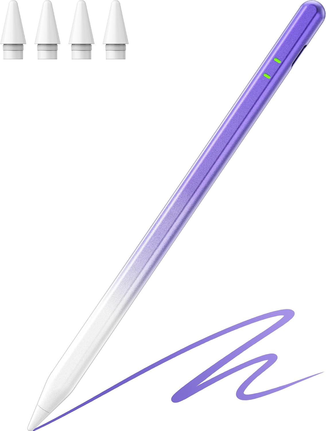 LÁPIZ STYLUS PARA IPAD AYNSRTN 2018-2026 MORADO DEGRADADO - 1