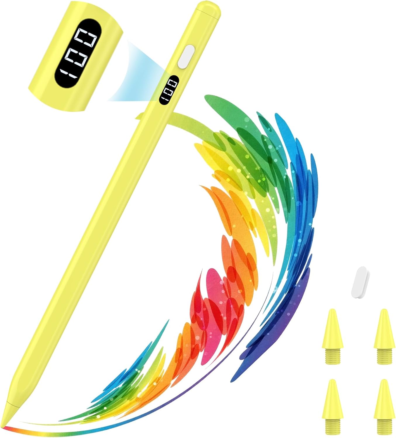 LÁPIZ STYLUS MOKO PARA IPAD 2018-2026 CON CARGA USB-C Y PANTALLA LED - 1